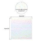 Stained Glass Sheet Mosaic Tile 3 9 Inch X 3 9 Inch  Transparent Color