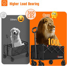 Wagons Carts Foldable  Lightweight Portable Utility Shopping Cart With Wheels  F