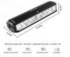 Iohn 3250 Lumens Bicycle Light Front Bike Light 8000mah Flashlight Usb Charging