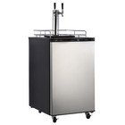 Two-in-one 6 1 Cf Refrigerator 170l Dual Tap Draft Beer Dispenser With Accessory