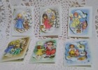 12 Vintage Angel German Christmas Pop-up Gift Tags Deer Santa Children Journal