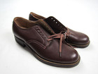 Vtg Nos Post Wwii Us Army Men s Low Quarter Oxford Shoe Sz 6a Endicott Johnson