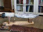 Unique  Wwii Case V-44 Bowie Knife W custom Sheath