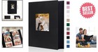 Luxury Linen Photo Album - Holds 300 4x6 Photos For Weddings   Anniversaries