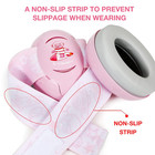 Pink Baby Ear Muffs Noise Cancelling With Elastic Headband  Baby Headphones Earm