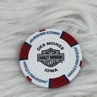 New Harley-davidson Poker Chip Des Moines Iowa Big Barn Dealership Collectible
