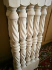 Stair Balusters Spiral Twist Carved Wood Spindles 2  Banisters Staircase Railing