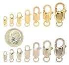 14k White   Yellow Gold Lobster Claw Clasp Bracelet Chain Replacement Lock 585