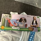 Rubies Wizard Of Oz Dorothy Costume Pet Dog Cat -hair Bow-dress-slippers  395