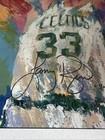 Larry Bird 33 For 3 Original Leroy Neiman Collection Hand Signed  1033 Framed