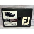 Footjoy Fj Icon Mens Golf Shoes Black Brown Leather 52054 Sz 11 Narrow Worn Once
