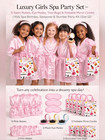 Girls  Pink Spa Party Robe   Gift Bag Set - 5-pack Size 12