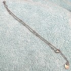 Vintage Sterling Silver Anklet Beaded Satellite Chain Dainty 9-11 5 1 4g