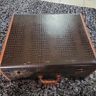 Tested Working  Vintage Piano Nobility Accordion Pearl White W  Case Instrument