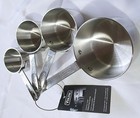 Viking  4-piece Stainless Steel Measuring Cup Set  New With Tag
