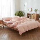 Blush Pink Linen Duvet Cover 1 Duvet Cover Softened Linen Comforter Cover Set