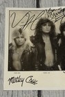 Motley Crue Autograph 1987 All Four Promo Picture 8 X 10 Photo Elektra Records