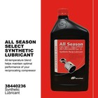 Ingersoll Rand 38436721 Oem All Season Select Synthetic Lubricant  1l Bottle 1