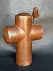 Jan Barboglio The Covenant Cardinal Cross Sculpture As Is Read