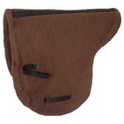 Australian Saddle Pad - Deluxe Fleece - Outrider Collection - Natural Or Brown