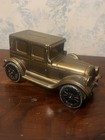 1974 Banthrico Bank Vintage Metal 1924 Antique Car Wheels Move Merchants Bank Ad