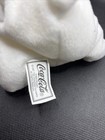 Coca Cola Polar Bear Bean Bag Plush 1997 Green Bow Coke Bottle Hang Tag