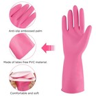 Iucge Rubber Cleaning Gloves Multicolor 3 Medium  pack Of 3   Multicolor
