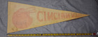 1970 s Cincinnati Bengals Vintage Pennant Full Size 30  X 12  2 Bar Facemask