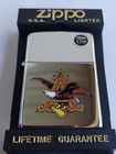 Vintage Zippo 1993 Anheuser Busch Eagle Polished Chrome Lighter New Sealed