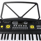 61 Key Electronic Keyboard Piano W  Music Stand   Micphones  Set For Beginners
