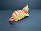 Vintage Playful Cat Litho Wind Up Toy In Original Box working no Key alps japan