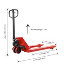 Tory Carrier Used Narrow Aisle Hand Pallet Jack 5500lbs With 48 x21  Fork