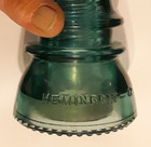 Vintage Hemingray No  42 Blue Glass Insulator - Vg 