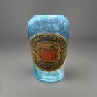 Vintage H wichert Catsup Blue Ketchup Bottle Chicago
