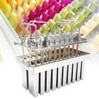 Ice Cream Stick Mold 20pcs Mold Cup Stainless Steel Popsicle Mold Commercial