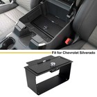 Center Console Organizer Gun Safe Box Combination Lock For Silverado Sierr 2022 