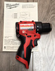 New  Milwaukee M12 Subcompact Brushless 3 8  Drill Driver  Bare Tool  3401-20