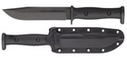 Ka-bar 1310 Slabby Full Tang Fixed Blade Knife W  Sheath Survival Tactical Usa