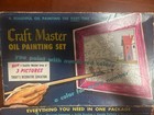 Vtg 1953 Craft Master Kit Paint By Number Nautical Pleasant Habour 3 In 1 Canvas