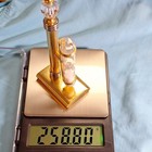 Sold Brass Metal   Glass Mechanical Round Hourglass Sand Timer Made In Hong Kong