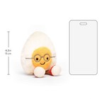 Jellycat Amuseable Boiled Egg Geek Plush White Yellow Soft Toy With Glasses 4in