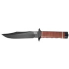 Sog Bowie 2 0 Fixed Blade Knife 6 4  Plain Clip Point  Black Tini Finish - S1t-l