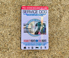 Service Dog Id Card Holographic Pvc Assistance Animal Id Badge Tag For Vest 
