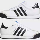 Adidas Originals Samoa White black 675033 Leather Sneakers Shoes Men s 8 Us