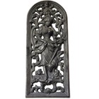 Cast Iron Wall Panel Figural Antique Architectural Relief 19th Century