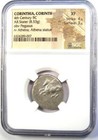 Corinthia Corinth Ar Stater Pegasus Athena Coin 300 Bc - Certified Ngc Xf  ef 