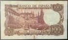 1970 Spain Paper Money - 100 Pesetas Banknote 