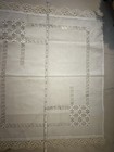 19    Brussels Lace Handkerchief White
