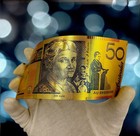 Australia 50 Dollar Gold Plated Pvc Collectible Banknote Edith Cowan