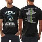 Seattle Seahawks 2025 Nfc Seattle Football Nfc West Champs Shirt 2 Sided